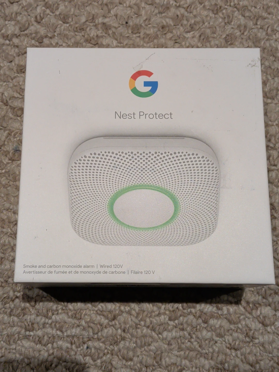 Google Nest Protect Smoke and Carbon Monoxide Alarm (Wired)