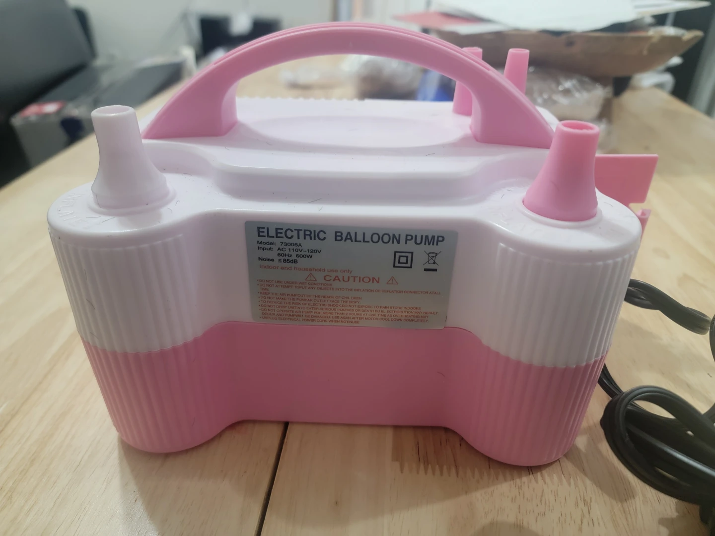Pink Electric Balloon Pump - photo 2