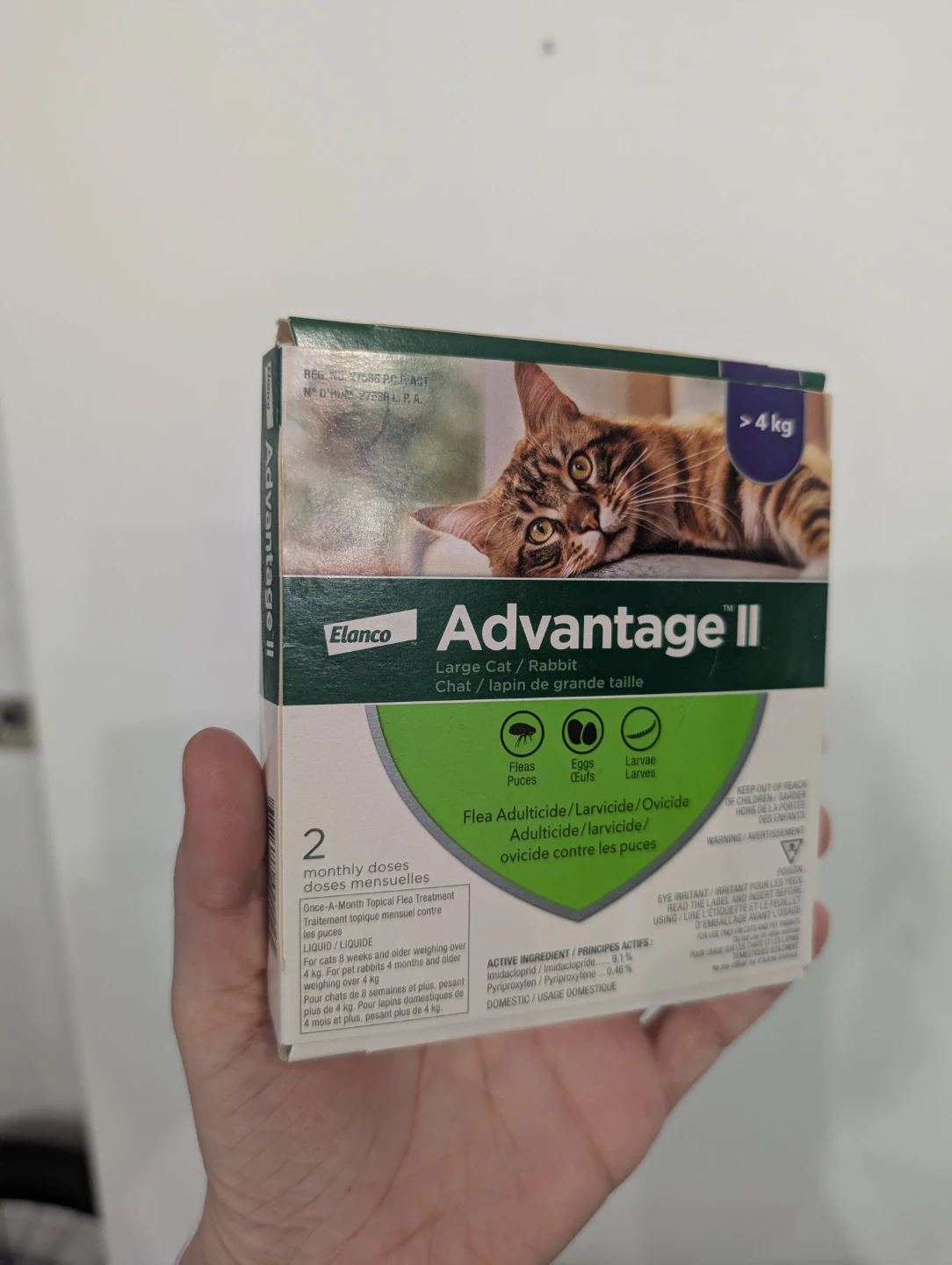 Advantage II Large Cat Flea Treatment (2)