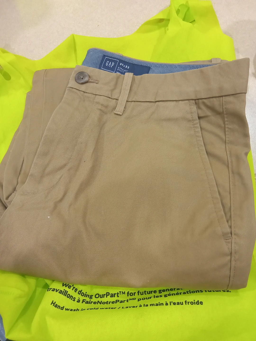 GAP Straight Fit Chinos 31x32 - photo 2