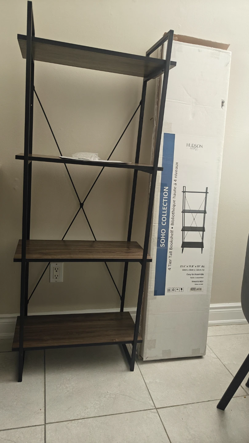Hudson 4 Tier Bookshelf - photo 2