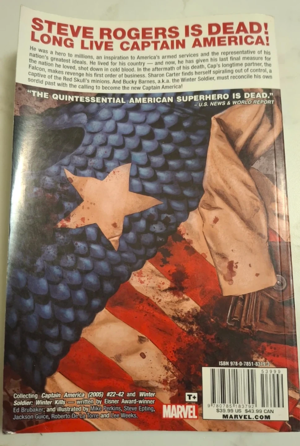 Marvel The Death of Captain America Complete Collection - photo 2