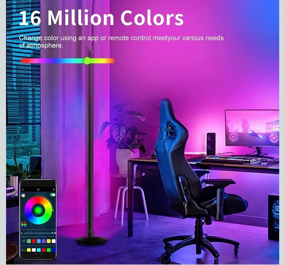 ❤️ Smart LED Floor Lamp RGB App Control Music Sync - photo 3