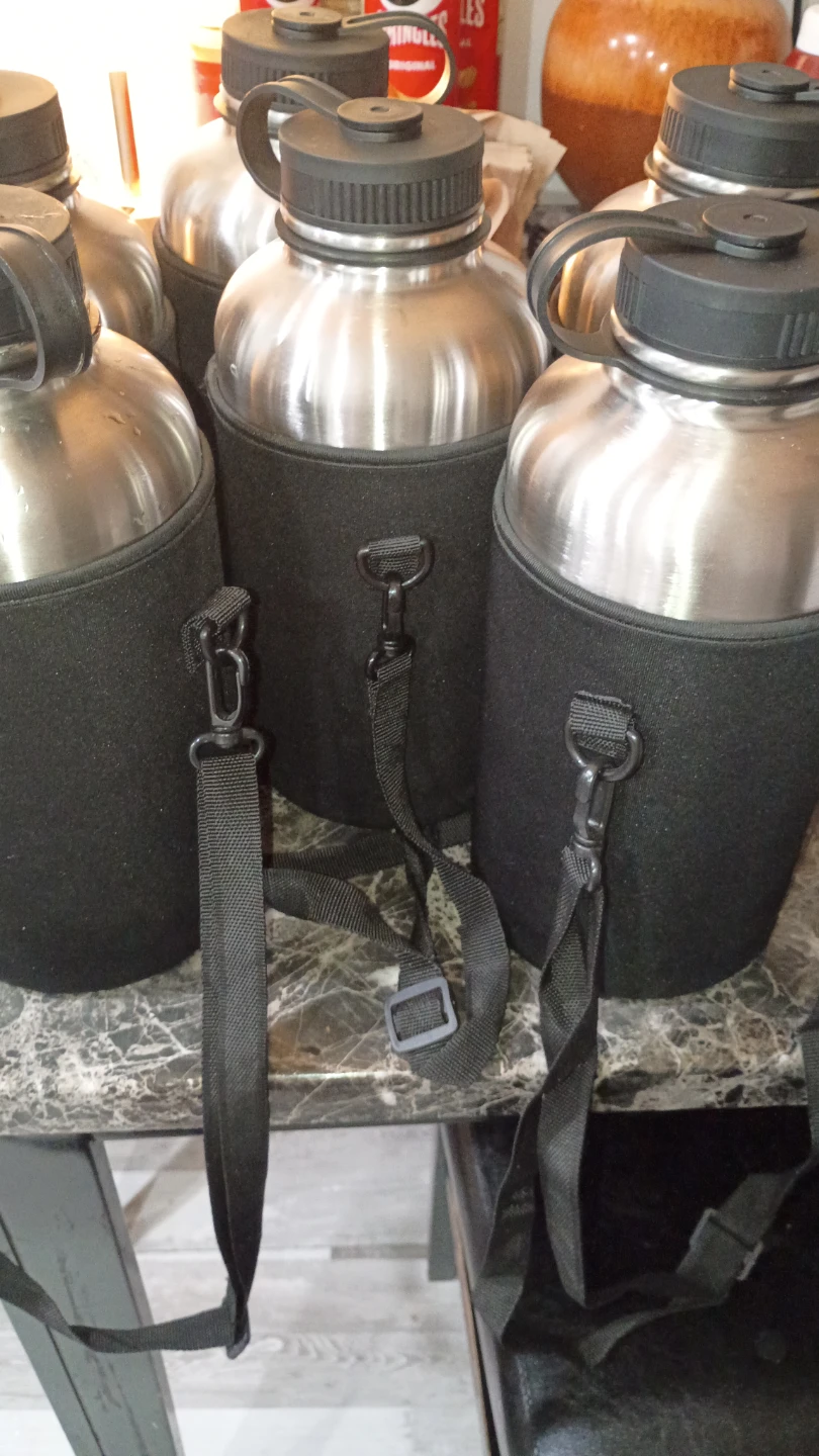 Stainless Steel Water Bottle with Insulated Sleeve