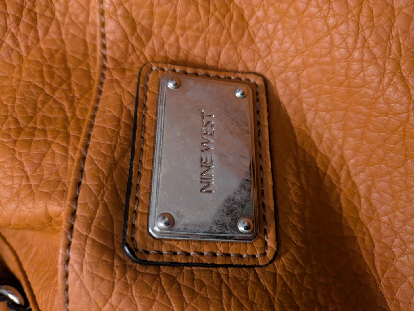 Nine West women's Orange Faux Leather Shoulder Bag - photo 4
