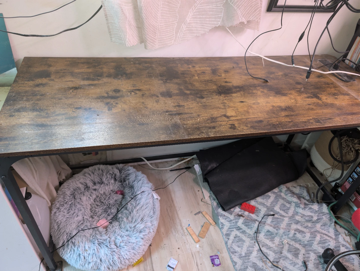Rustic Brown 62 Inch Computer Desk
