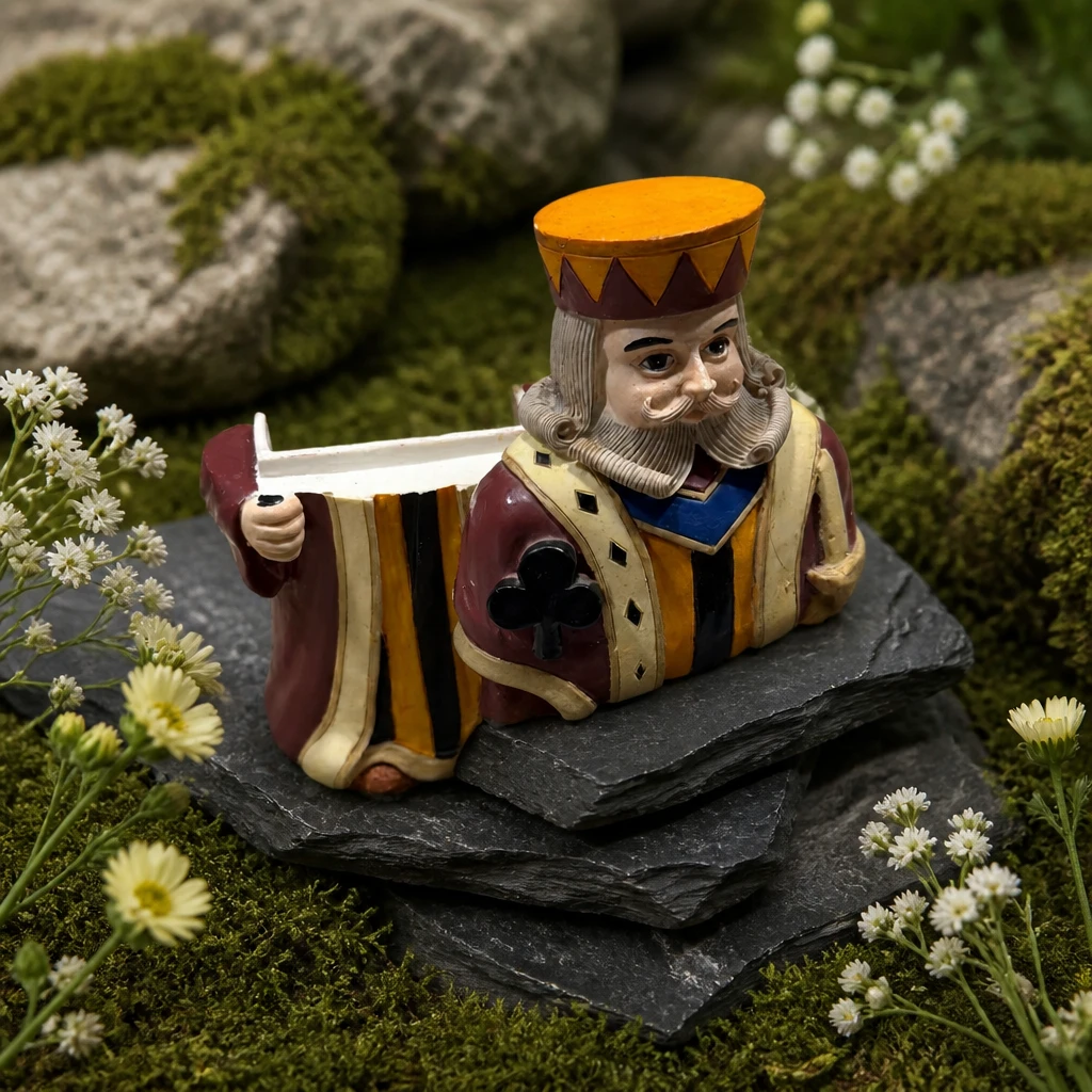 King of Clubs Playing Card Figurine Holder - photo 5