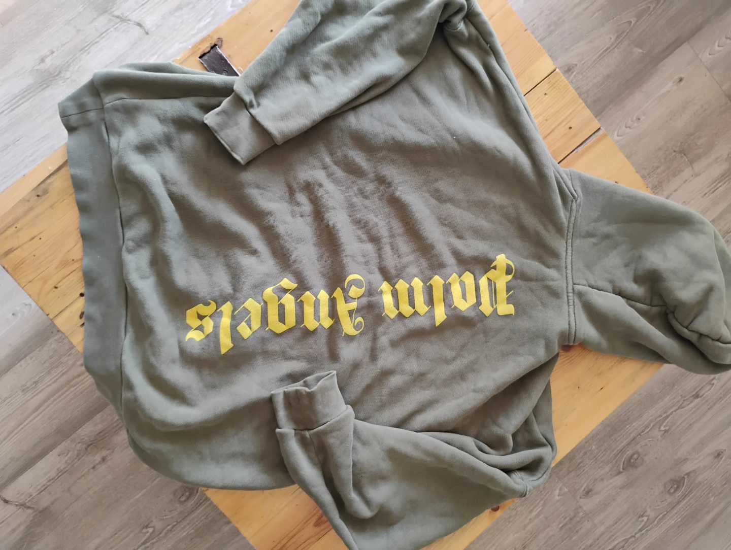 Palm Angels Hoodie - Green - Size L - photo 3
