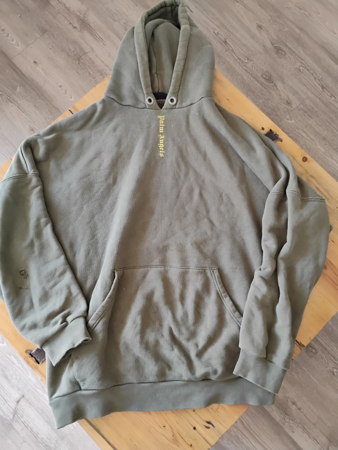 Palm Angels Hoodie - Green - Size L - photo 4