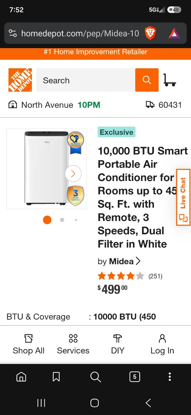Midea Portable Air Conditioner - photo 4
