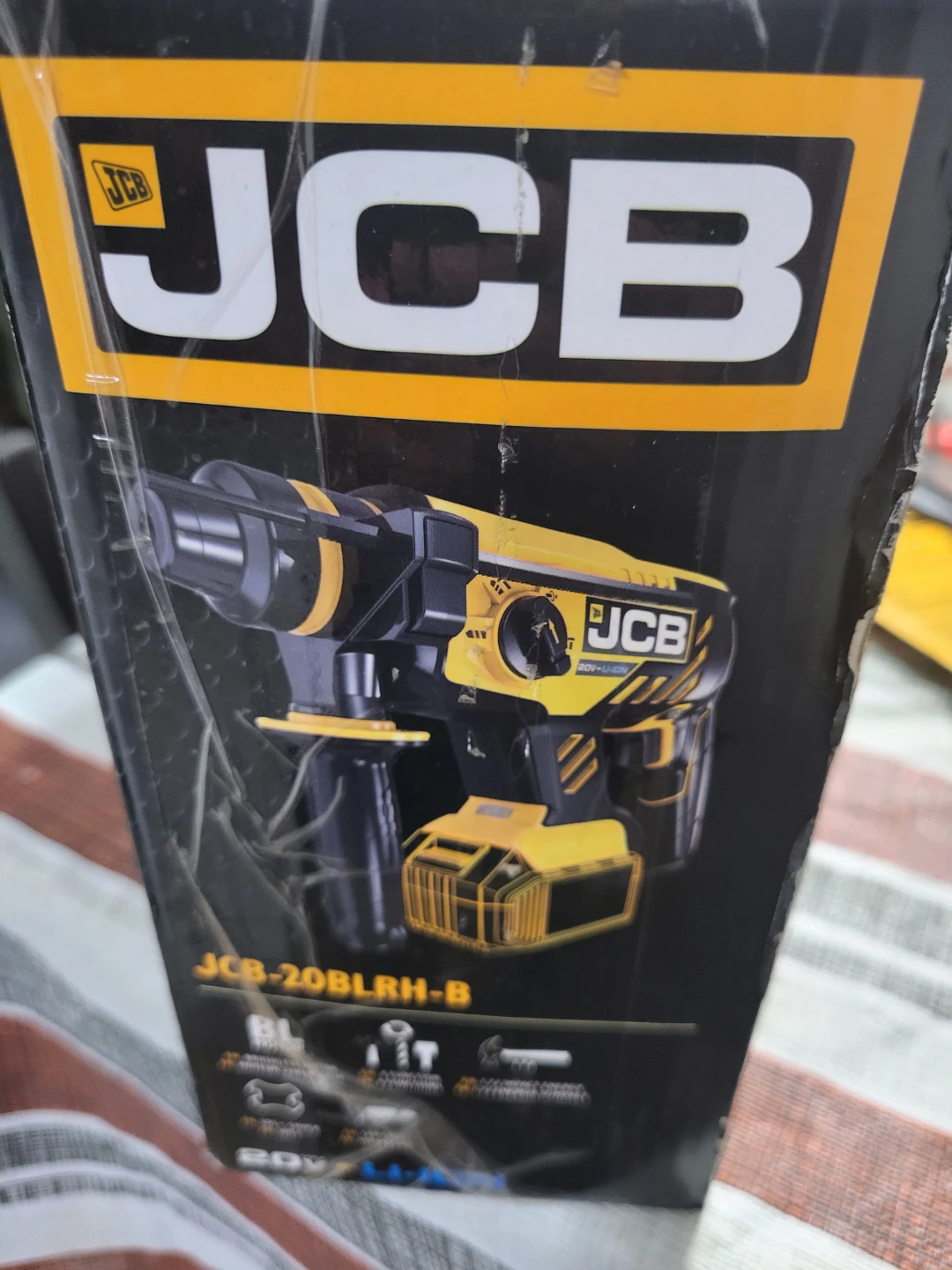 JCB 20V Cordless Brushless Rotary Hammer Drill JCB-20BLRH-B - photo 2