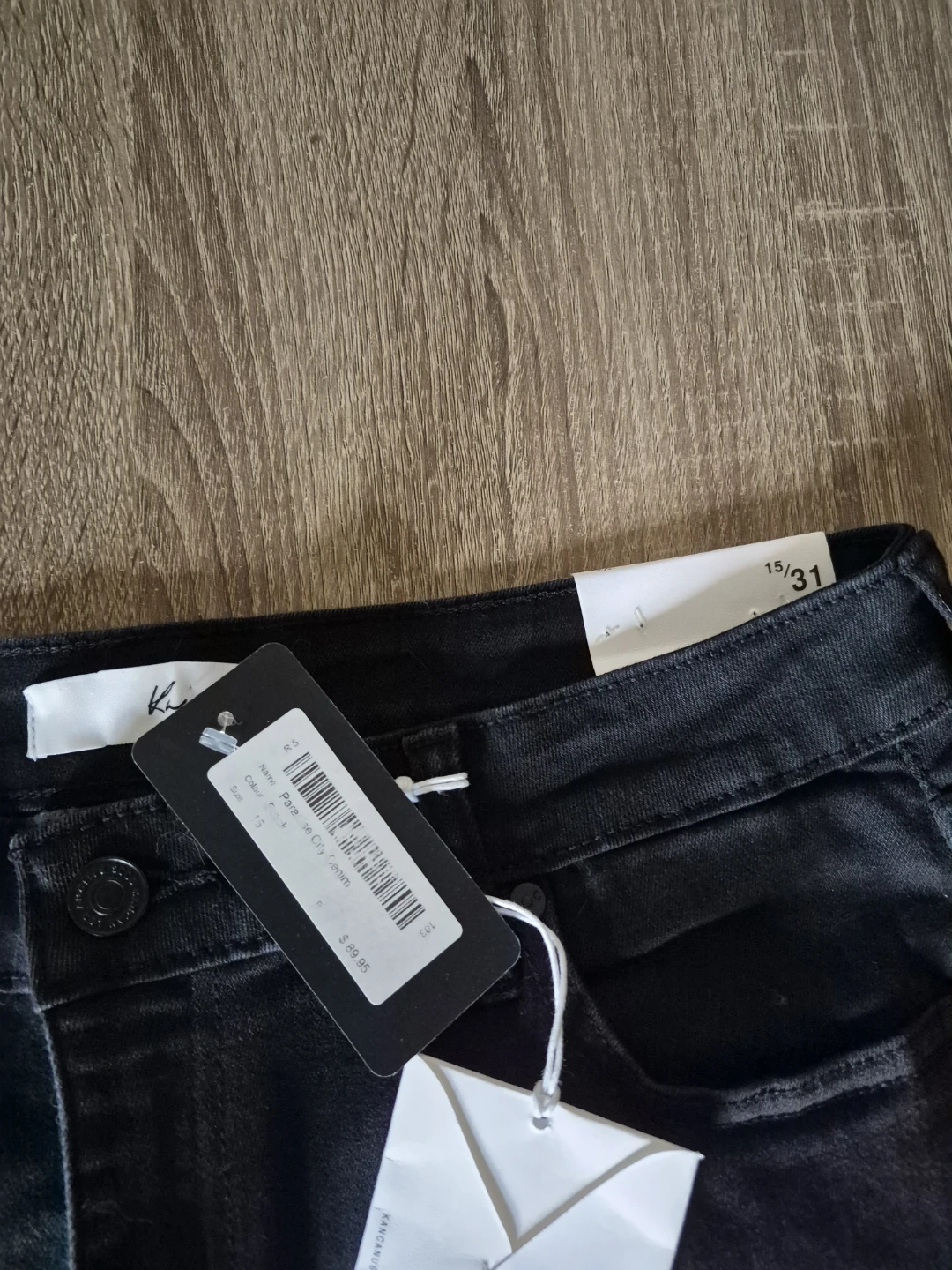 KanCan Black Distressed High Rise Jeans Size 31 - photo 3