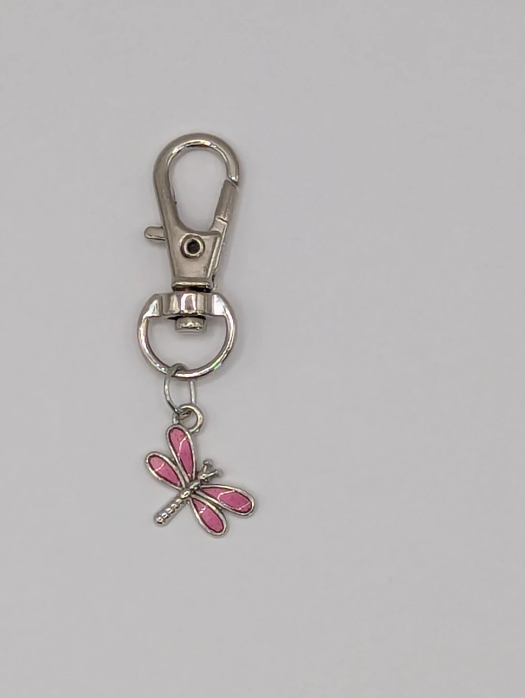 Pink Dragonfly Charm