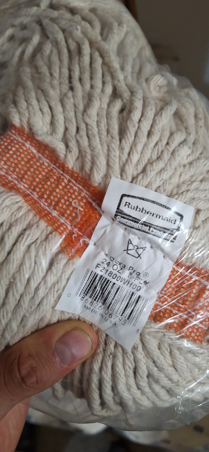 *NEED GONE* 12pk Rubbermaid Commercial 24oz 8-Ply Mop Head - photo 4