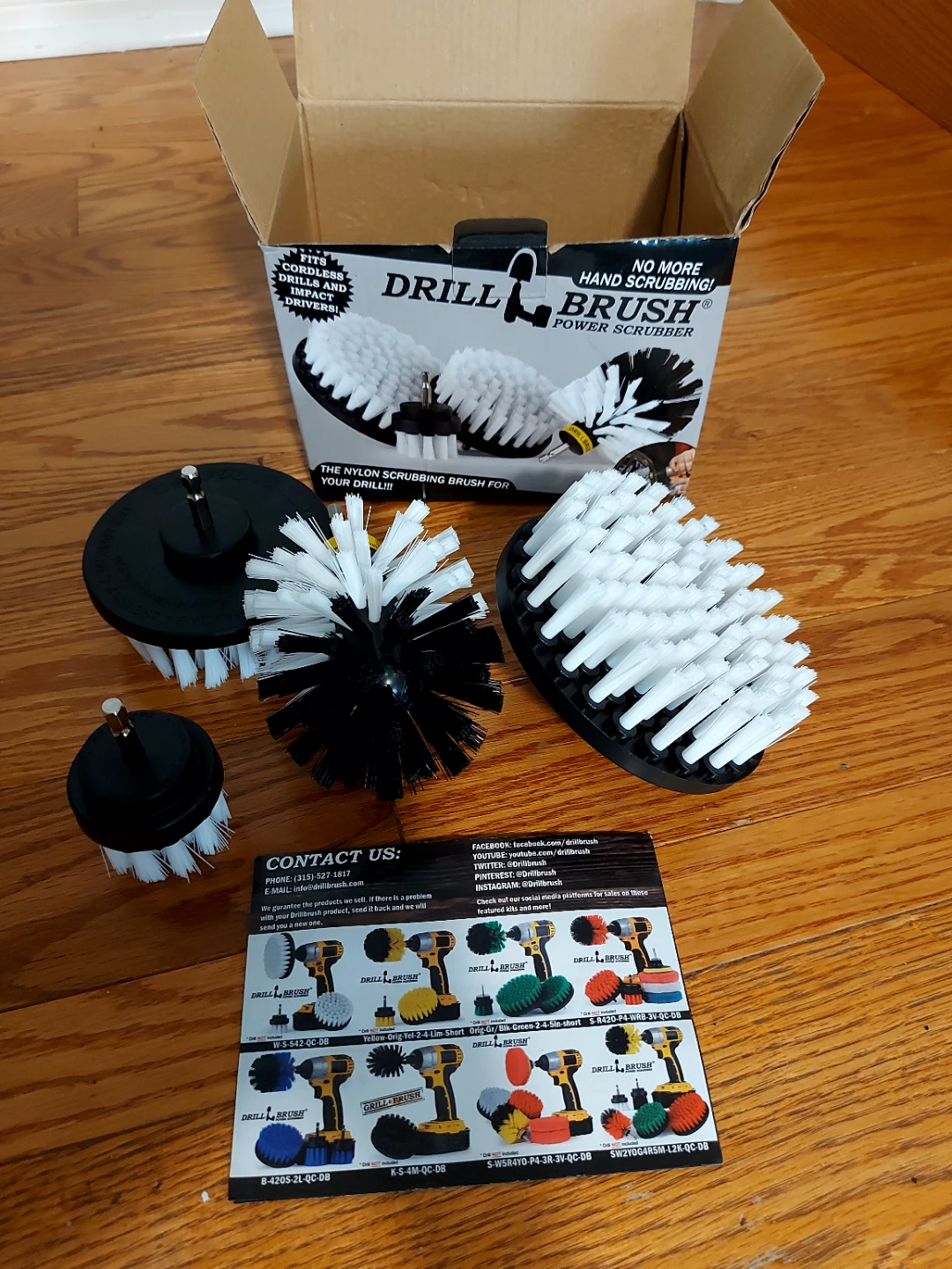 Drillbrush Power Scrubber 4 piece brush set - photo 3