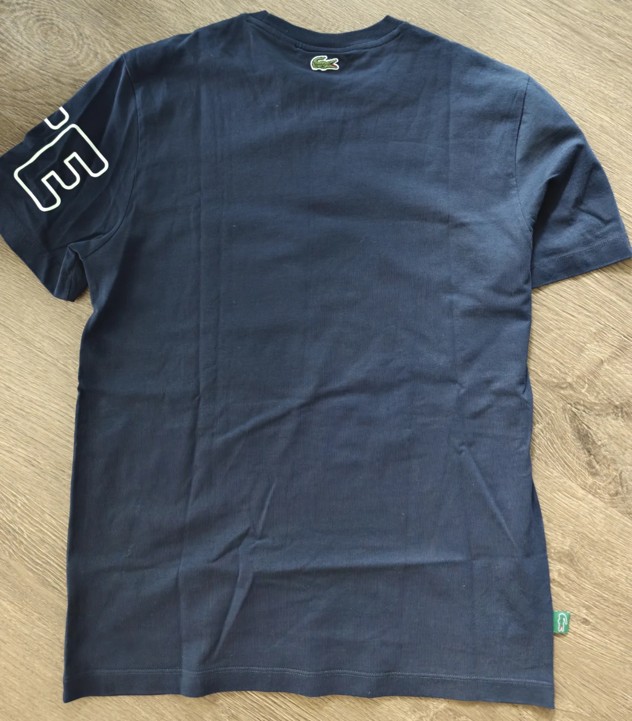 Navy Blue Lacoste Logo T-Shirt - Sm - photo 2
