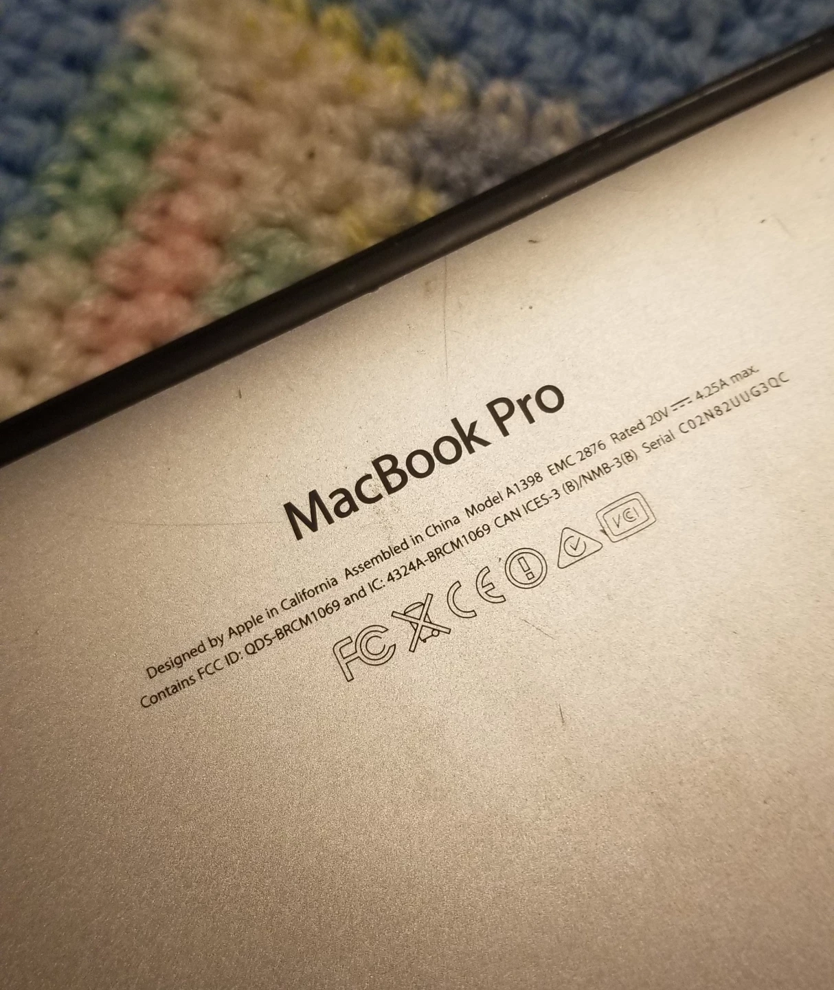 Apple Macbook Pro Mid-2015 A1398 - photo 4
