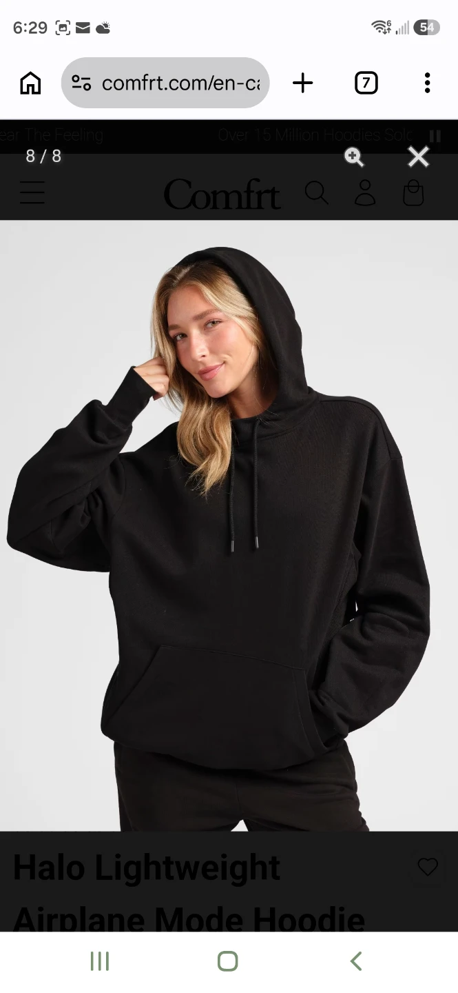Comfrt Halo Lightweight Airplane Mode Hoodie - photo 2