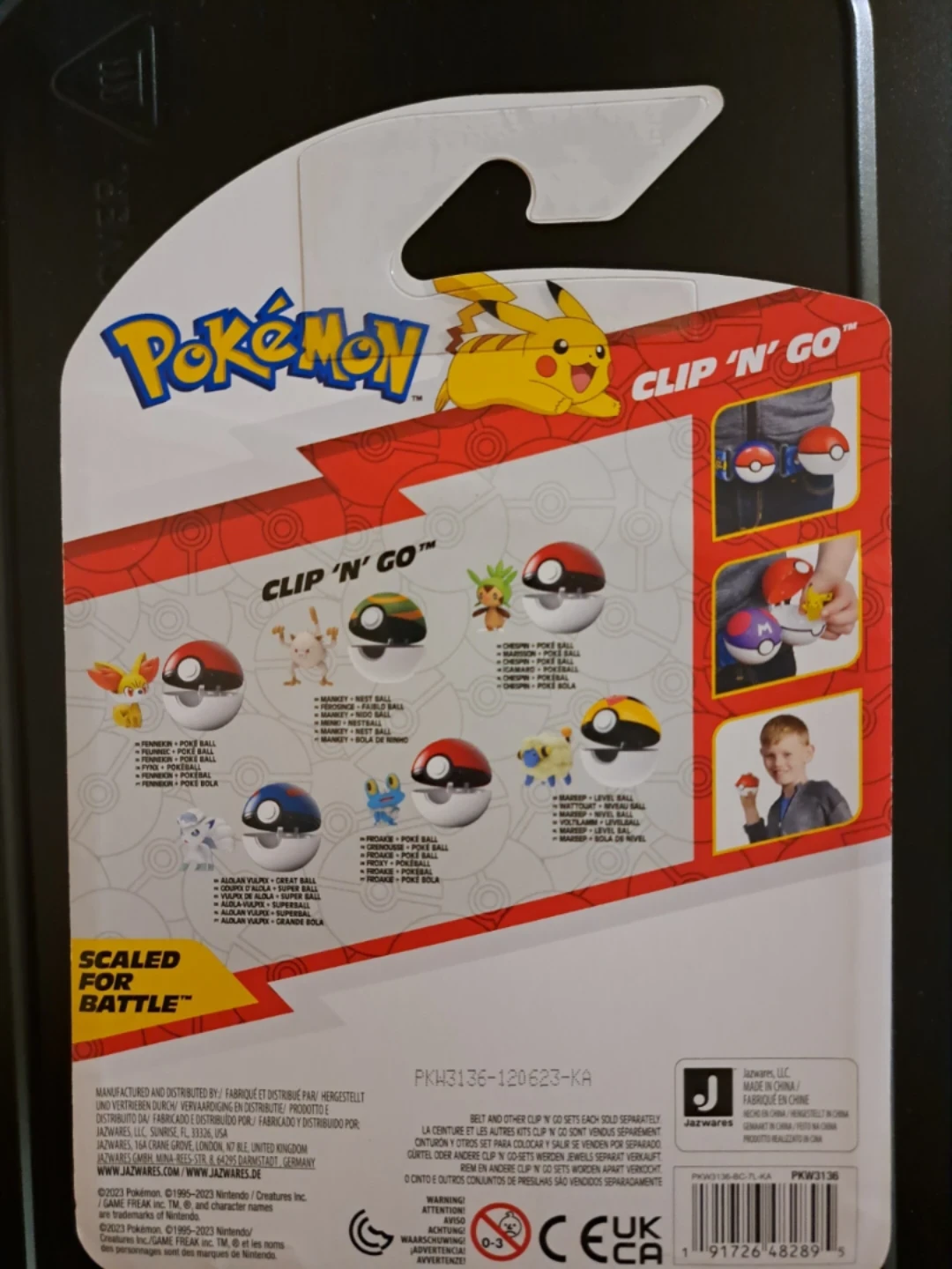 Pokemon Clip 'N' Go Mankey + Nest Ball Set - photo 4
