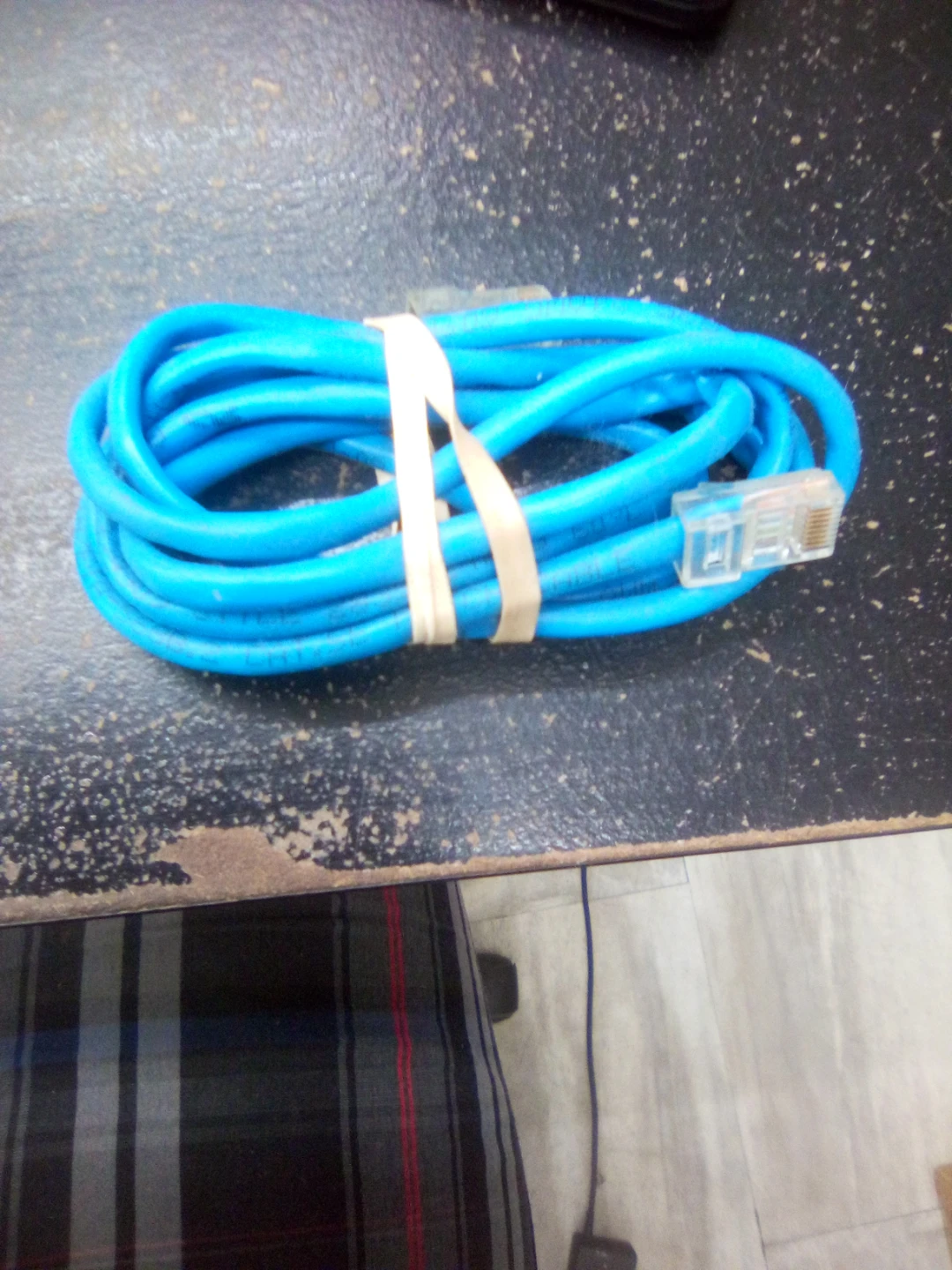 Blue Ethernet Network Cable