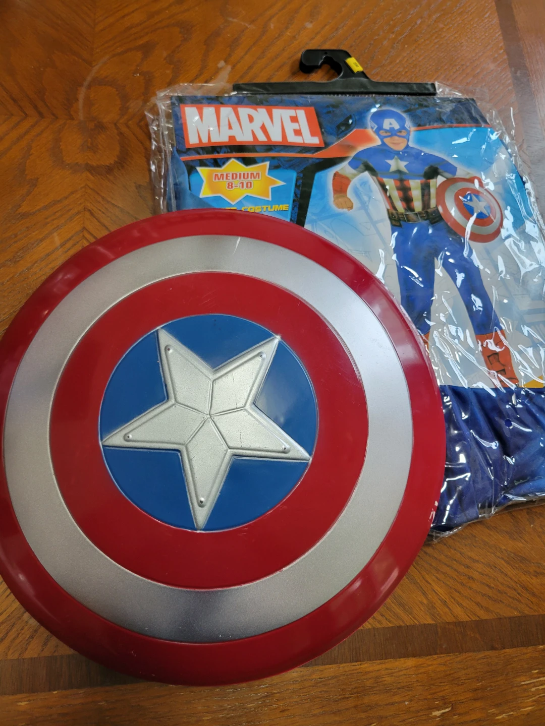 Kids Captain America Costume - Size Medium (8-10) - photo 3