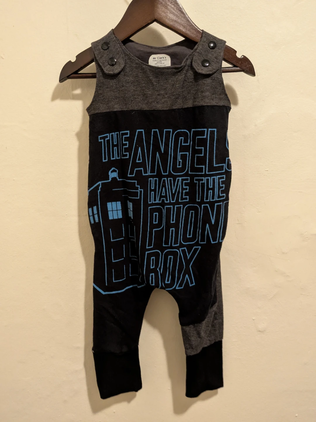 One of a Kind Doctor Who The Angels Have the Phone Box Romper - photo 3