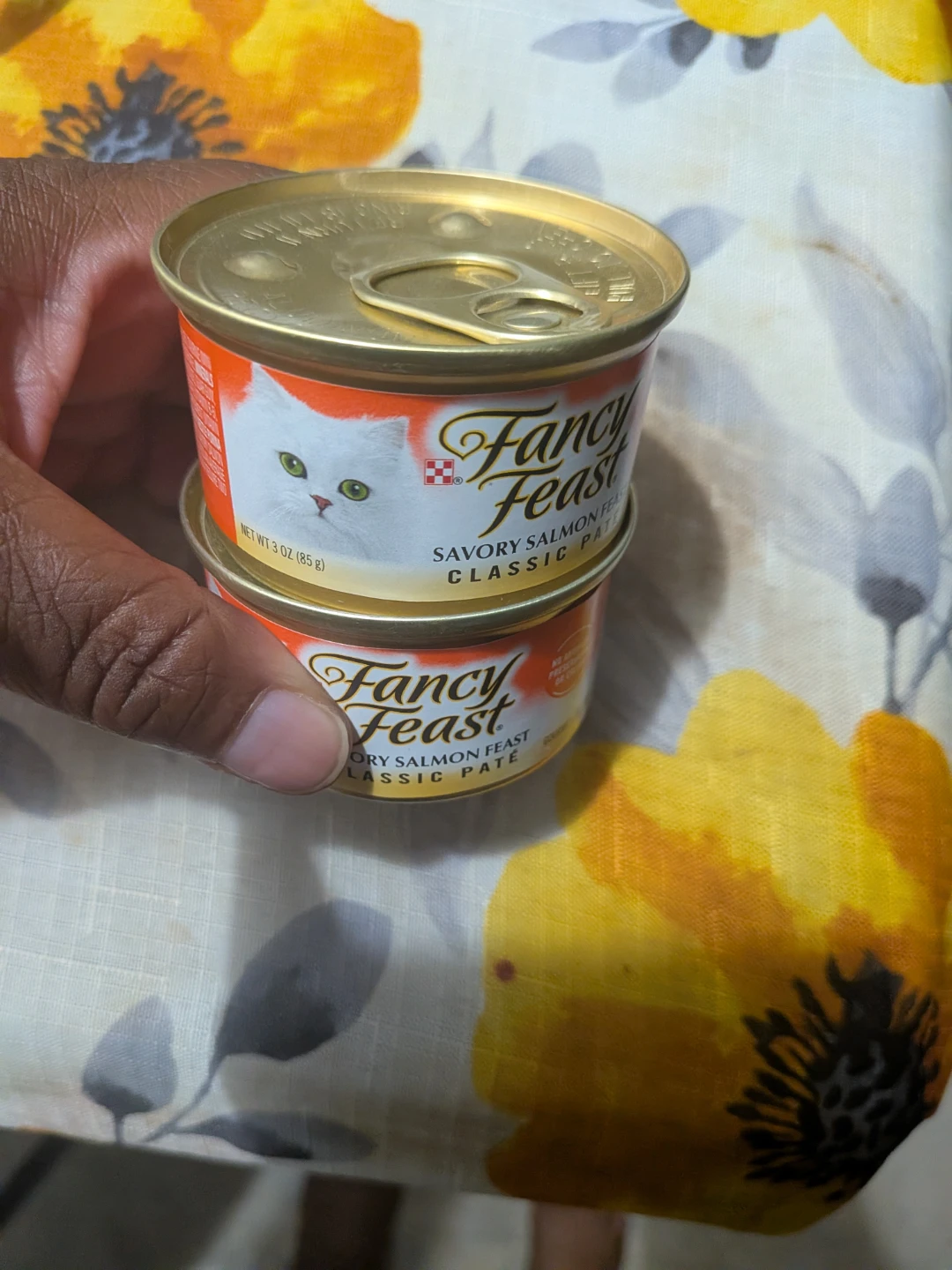 Fancy Feast Savory Salmon Feast Classic Pate Cat Food (2 cans)