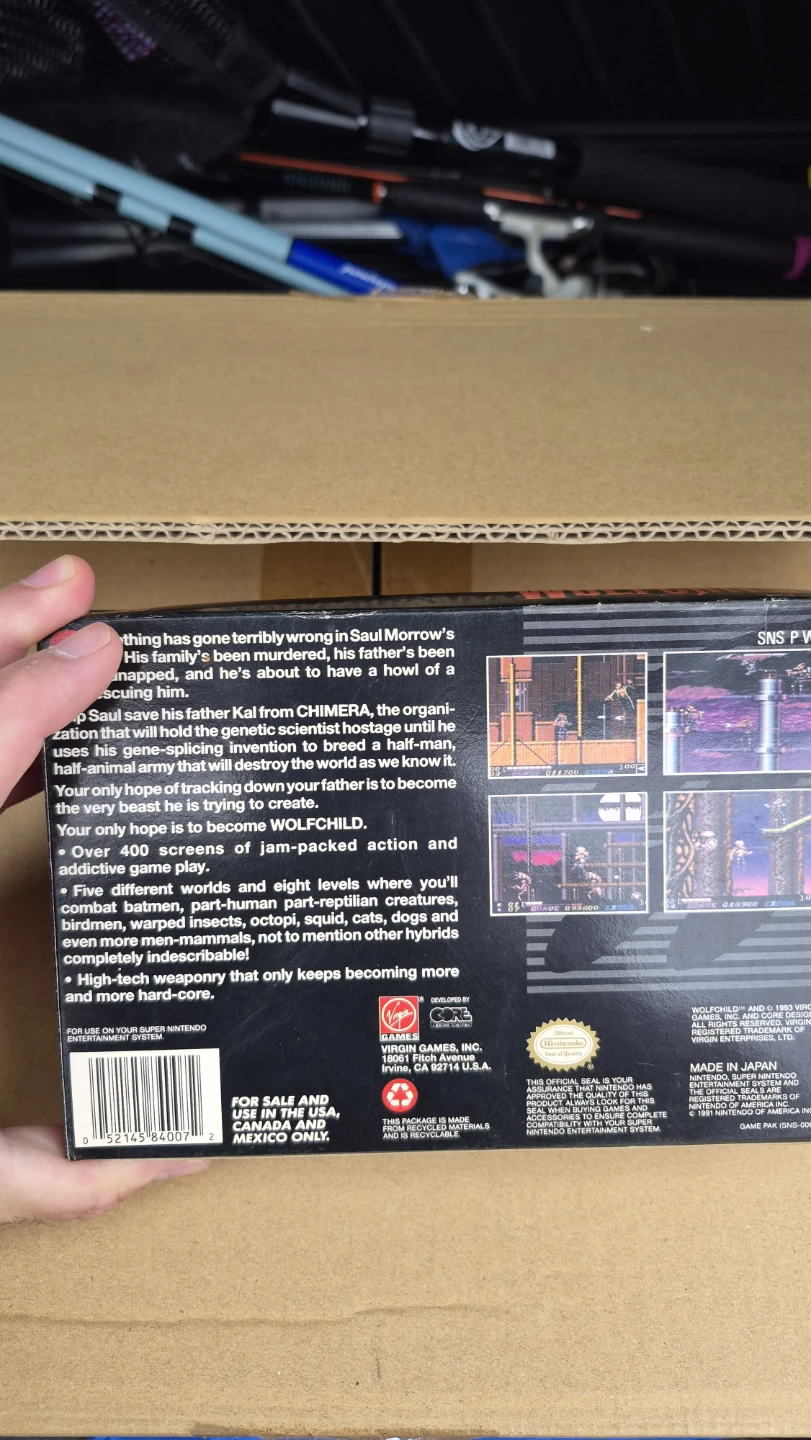 Wolfchild Super Nintendo Entertainment System Game - photo 4