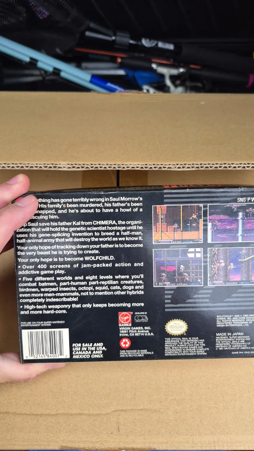 Wolfchild Super Nintendo Entertainment System Game - photo 4