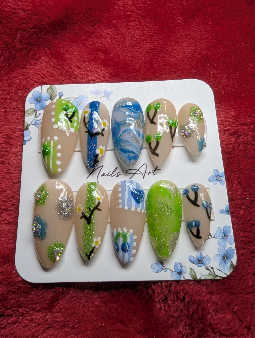 Assorted Press-On Nails all size large - photo 4