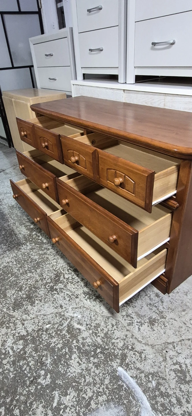 Wooden Dresser and Nightstand Set - photo 4
