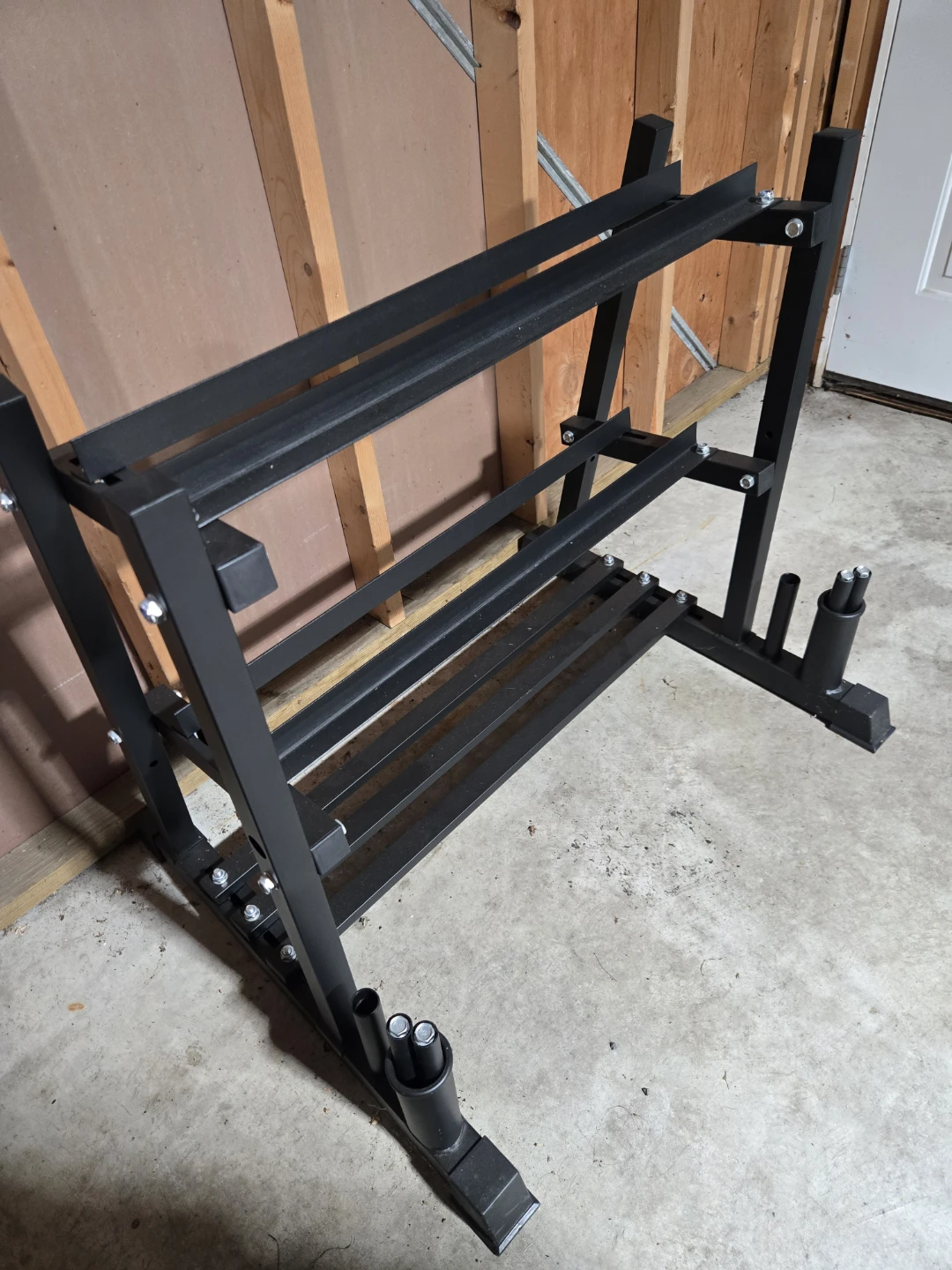 Black 3-Tier Dumbbell Rack - photo 3