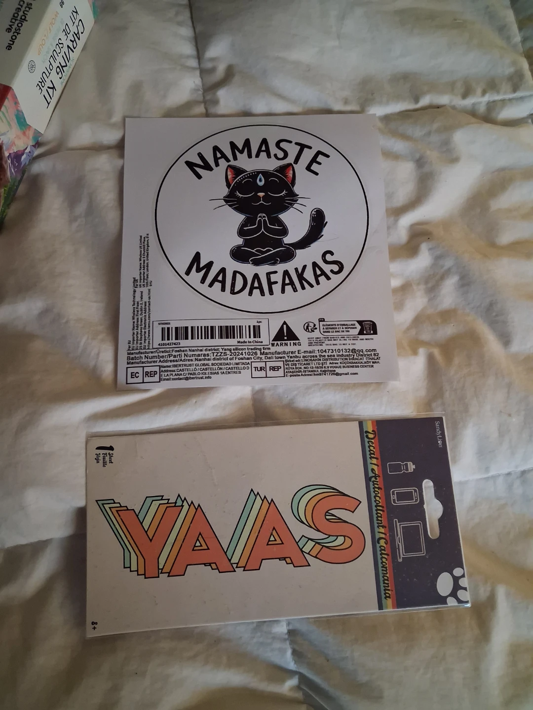 Namaste Madafakas & YAAS Sticker Pack