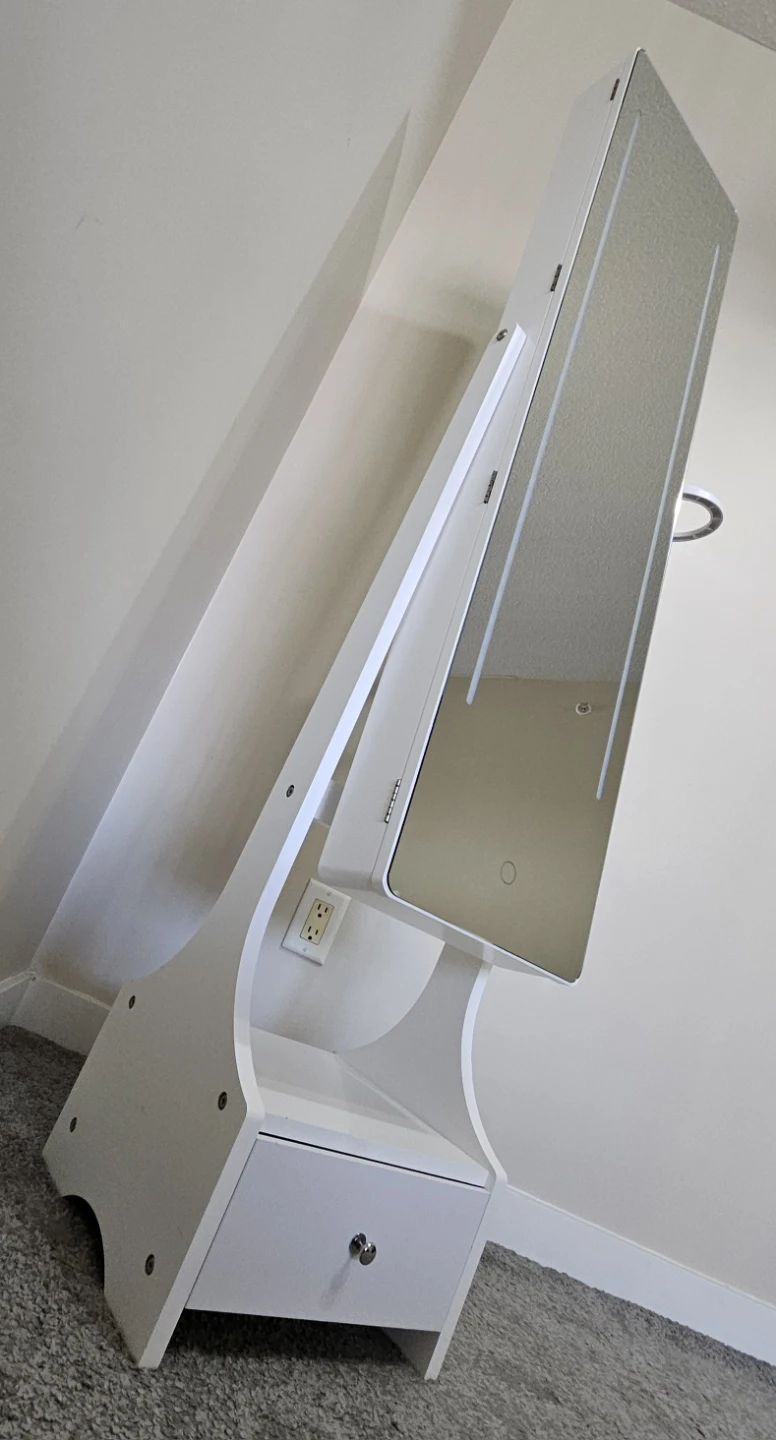 Homcom Standing Full-Length Mirror w/ Jewelry Storage - photo 3
