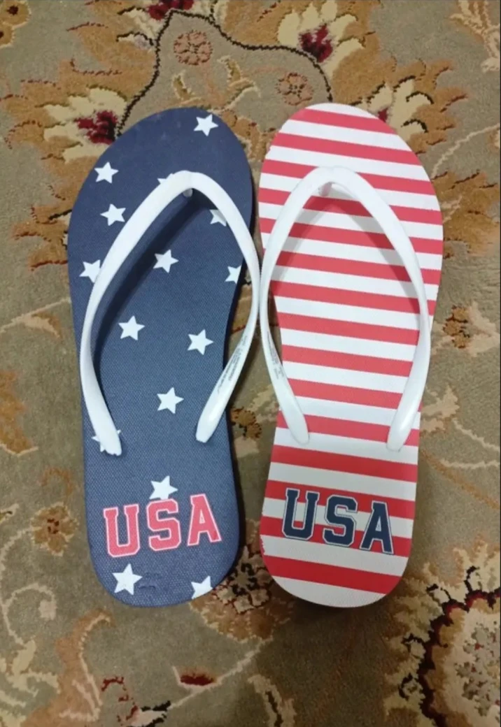 USA Themed Flip Flops