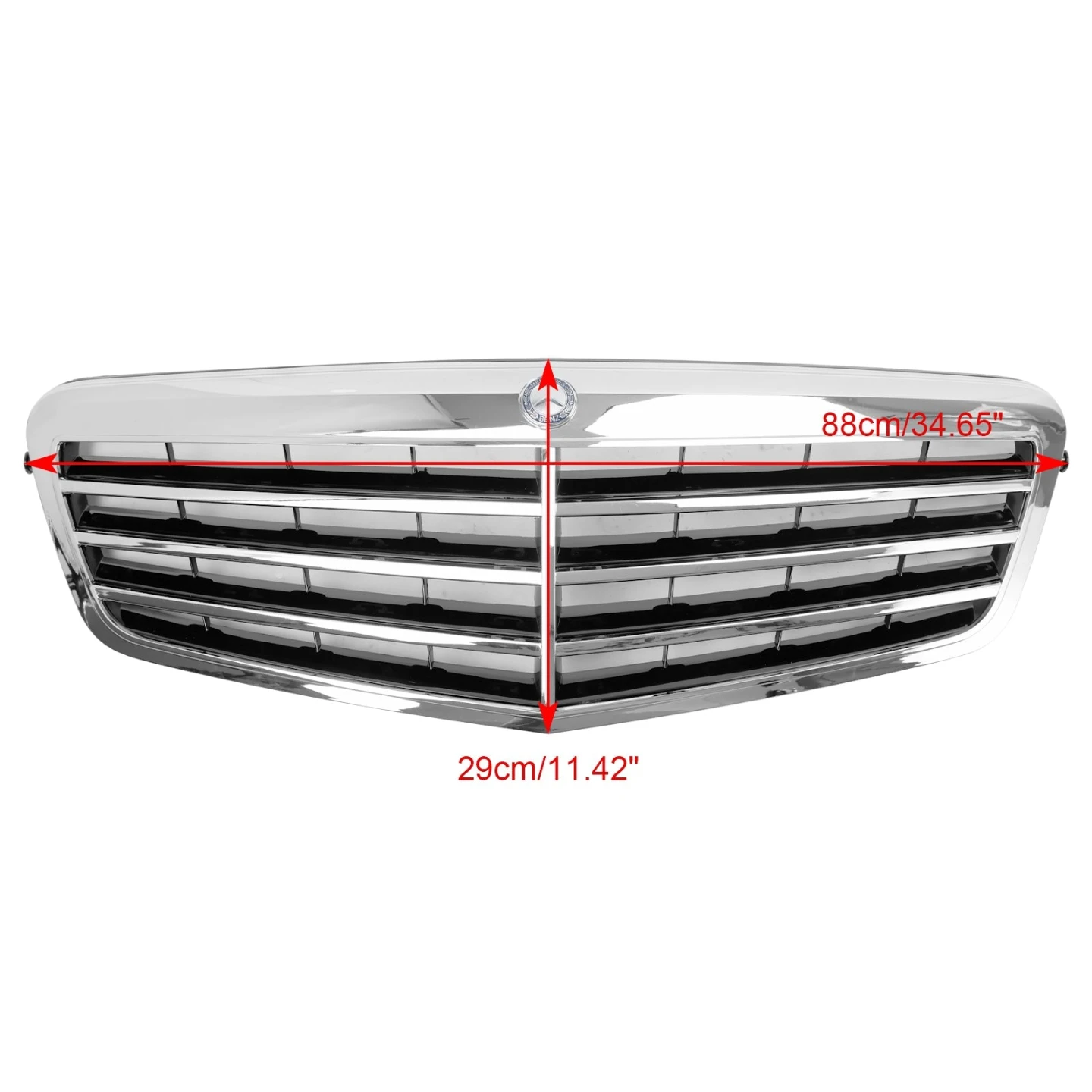 Front Upper Grille for Mercedes-Benz E-Class W212 2009-2013 - photo 2
