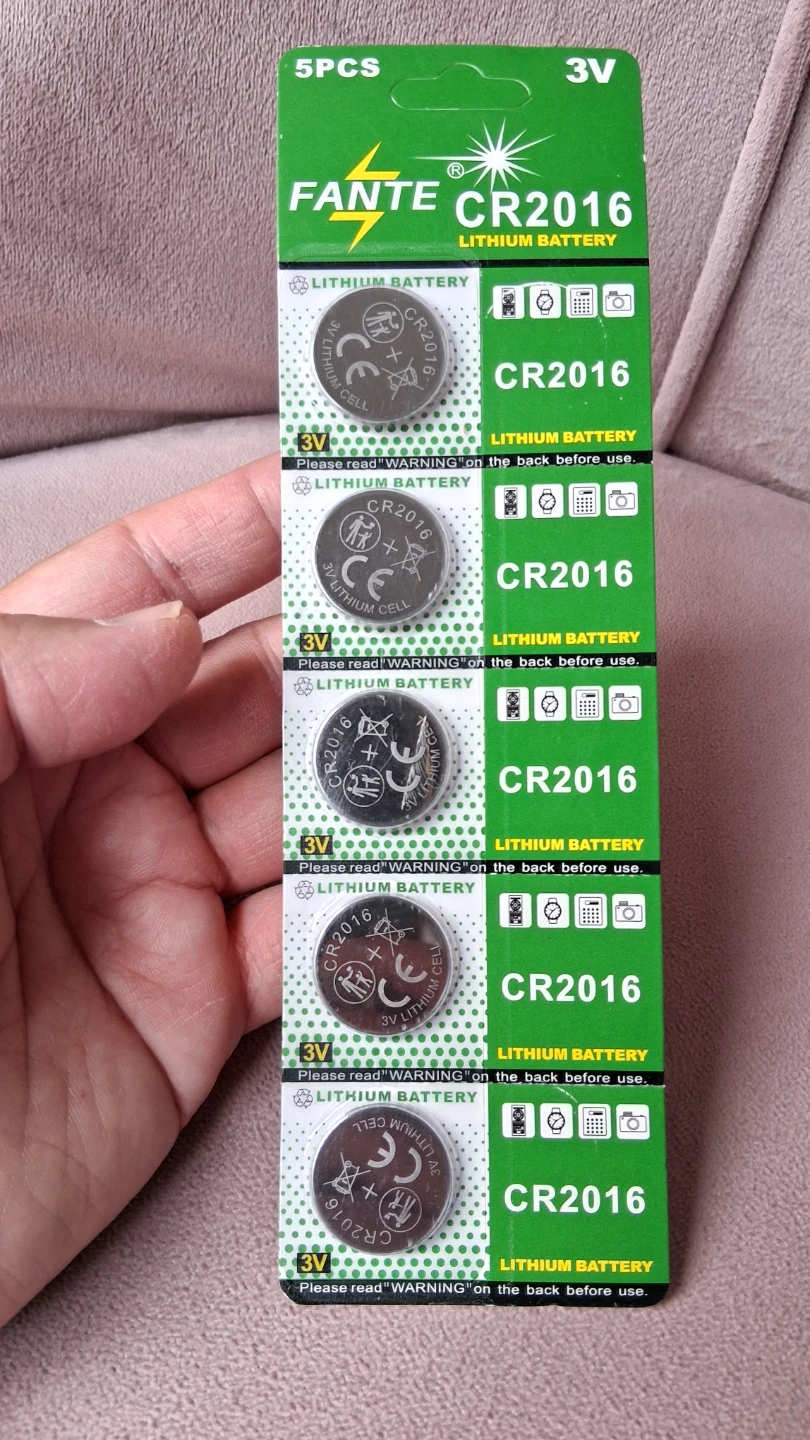 CR2016 x5 pcs coin battery - photo 3