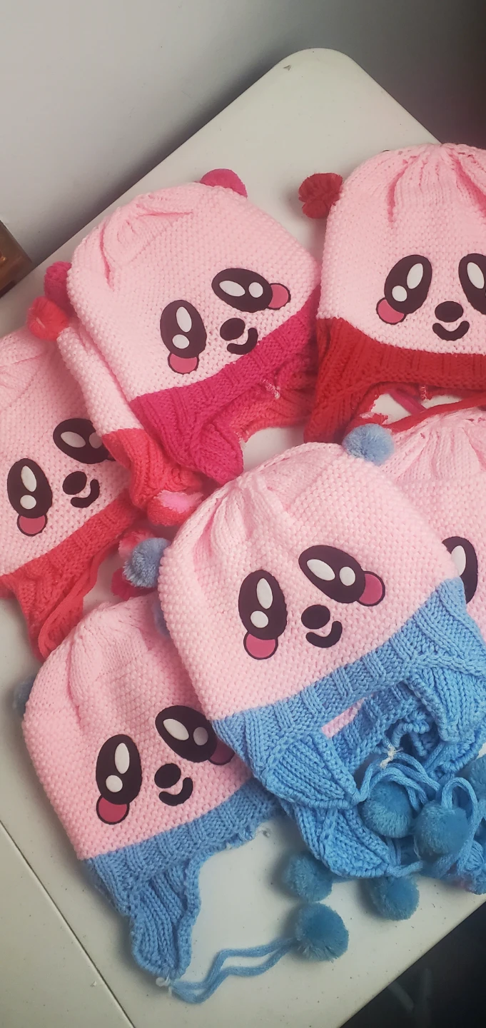 Knitted Panda Beanies - photo 2
