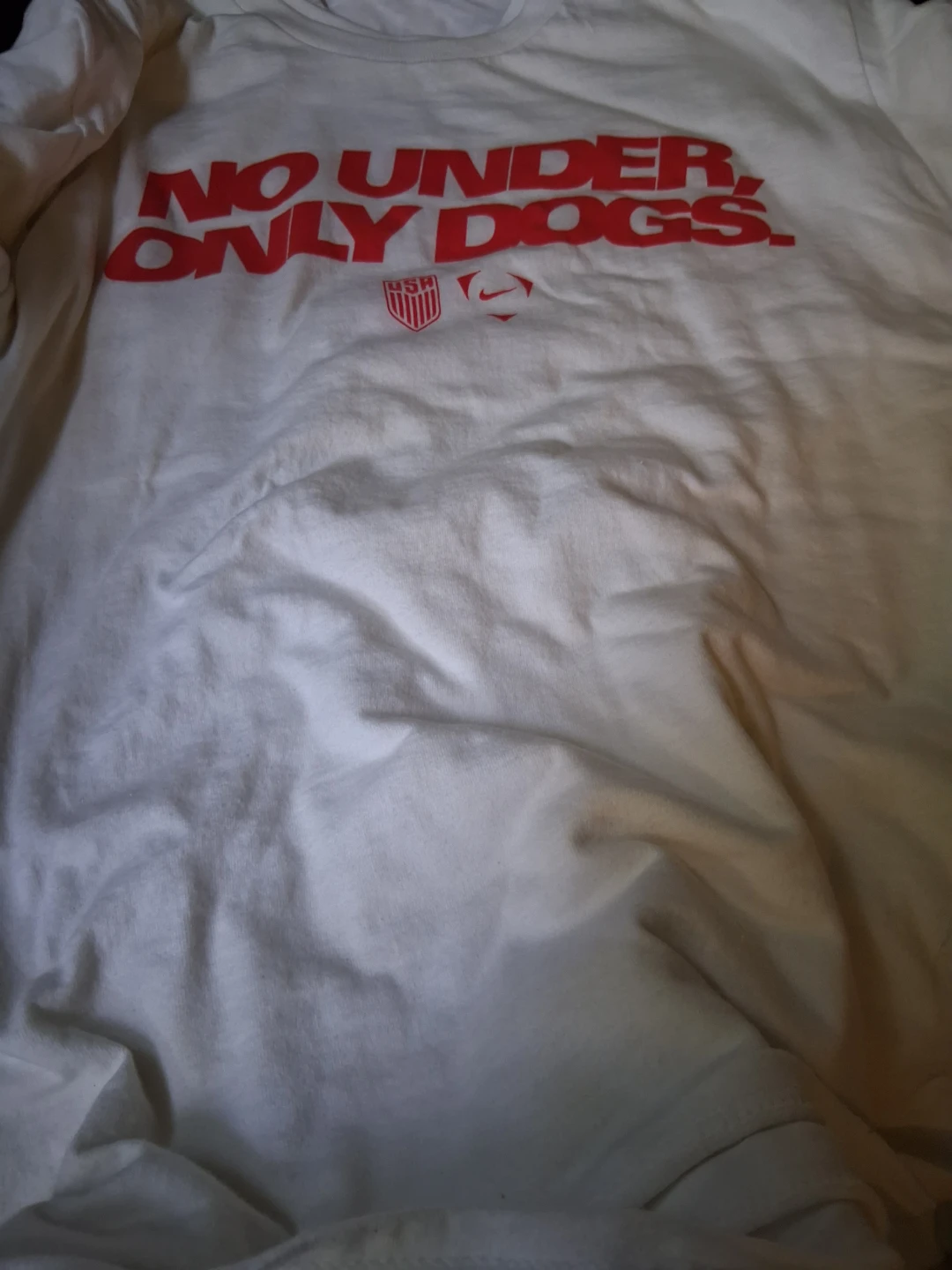 Nike t-shirt red and white - photo 2