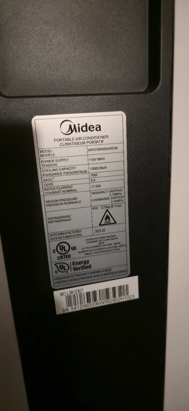 Midea 10,000 BTU Portable Air Conditioner - photo 3