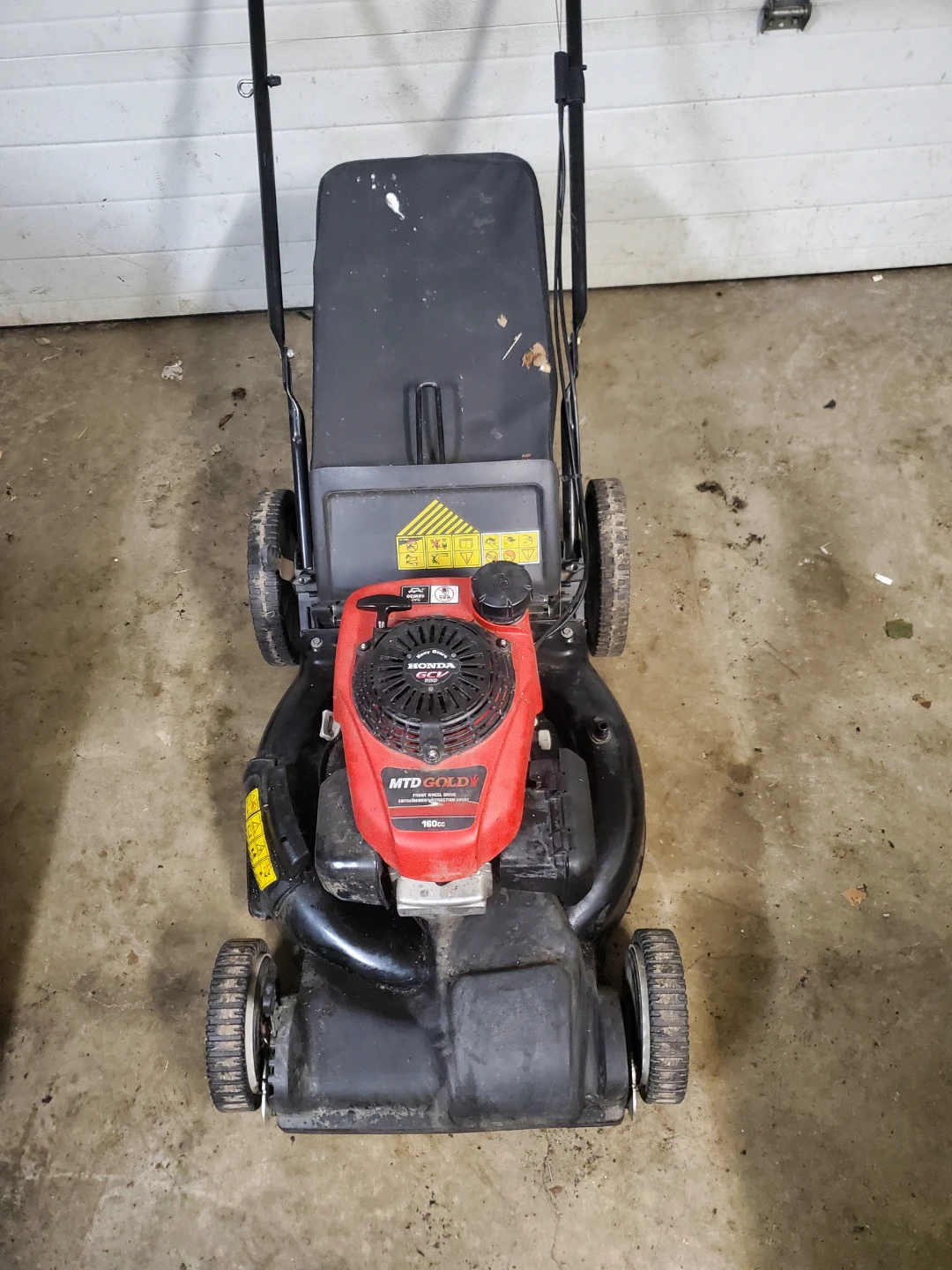 160cc self propelled lawnmower - photo 3