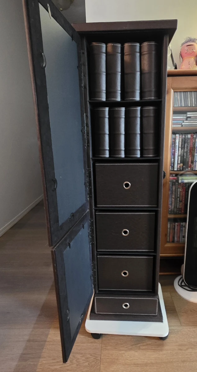 New Photo Album Storage Tower + 10 Deluxe Albums – 43.5" Tall - photo 3