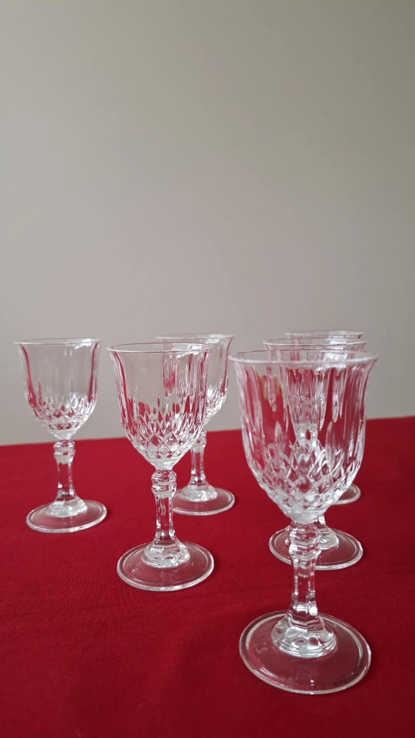 Set of 6 crystal liqueur glasses - photo 2