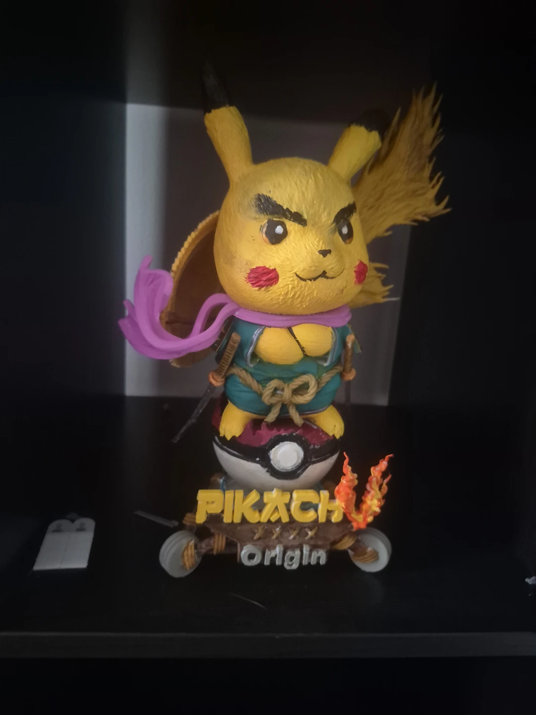 3D printed and painted Pikachu Statue