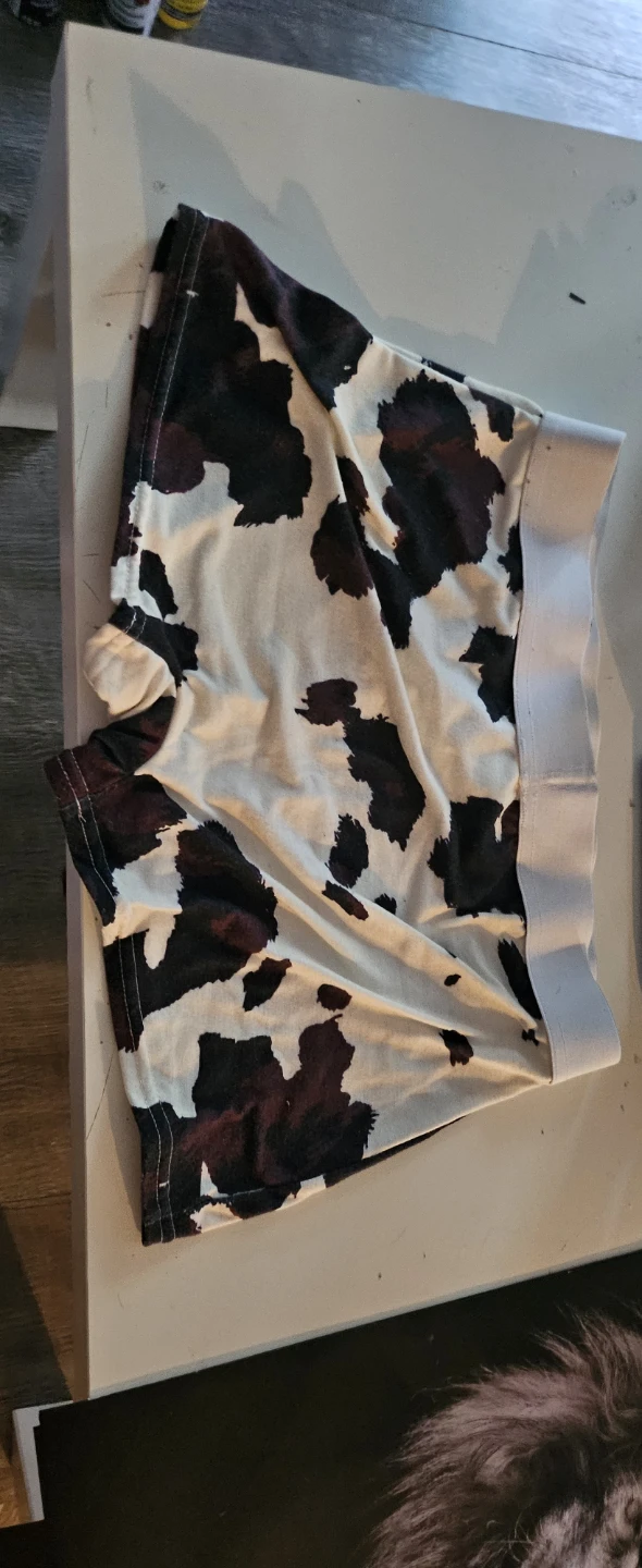 Missguided Cow Print Boxer Shorts Size S - photo 2