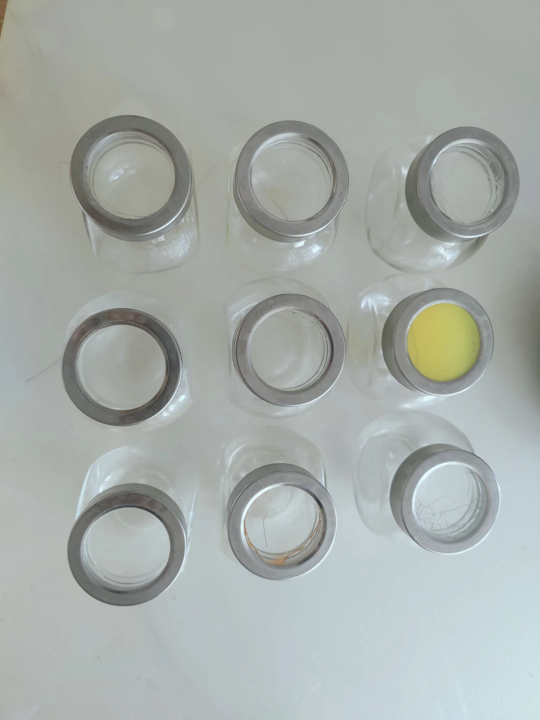 Set of 9 Glass Jars with Metal Lids - photo 3