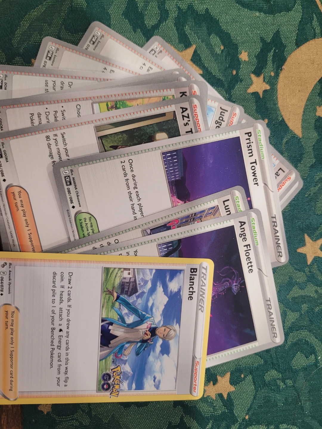 Pokemon TCG Card Trainer/Stadium Bulk - 18 cards- English Cards - photo 2