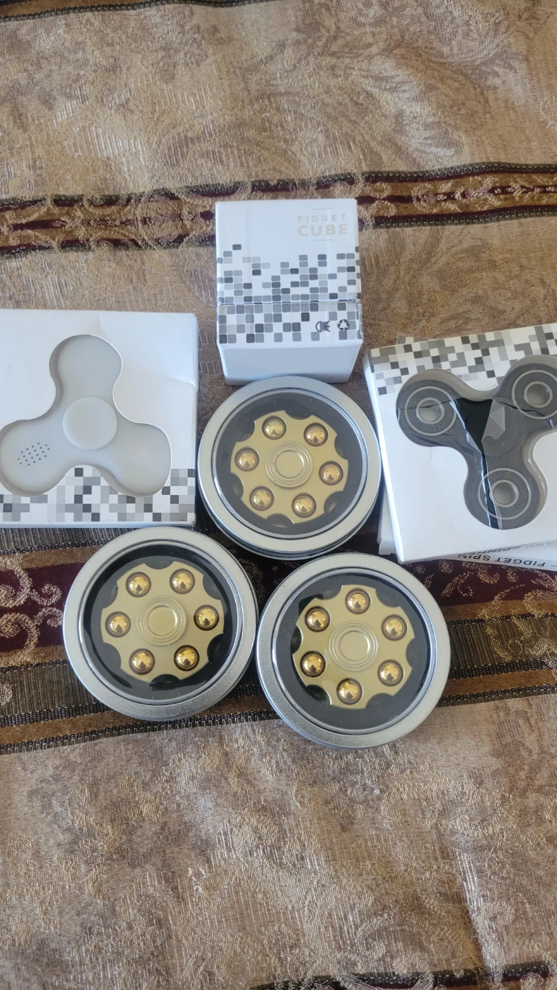 Fidget Spinners and Fidget Cube