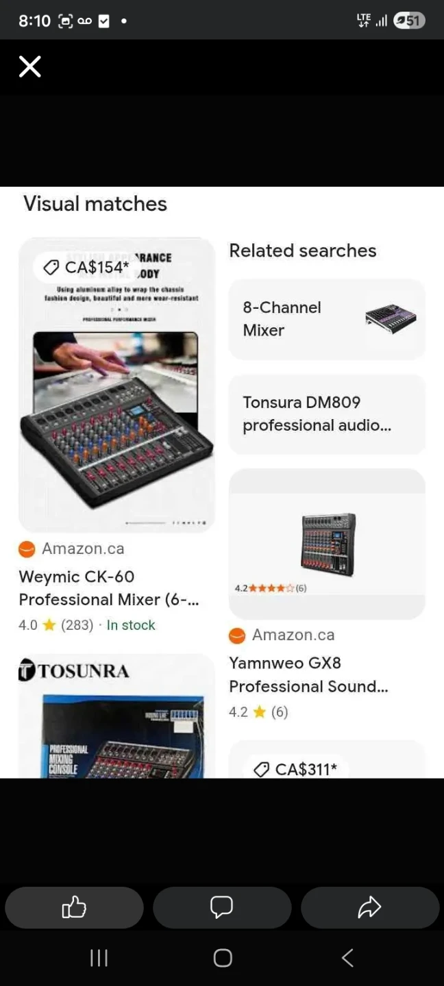 Weymic CK-60 Professional 6-Channel Mixer