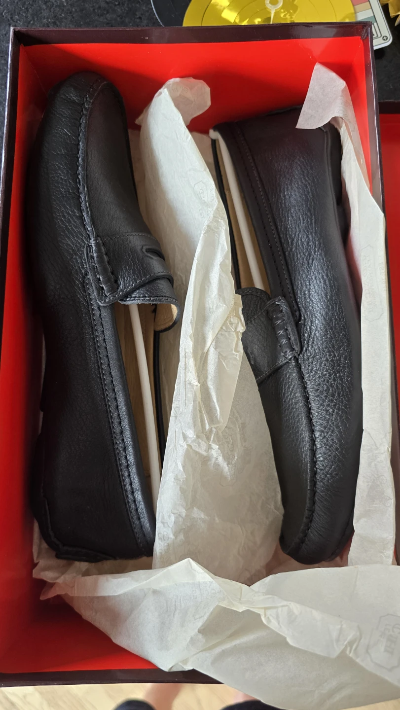 Coach "Neat" Loafers - Black Leather Size 11